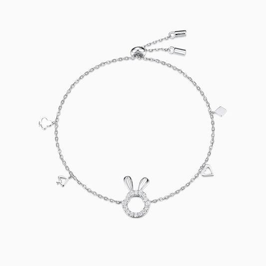 Bunny Ear Cubic Zirconia Sterling Silver Bracelet From Ruby's Ambition