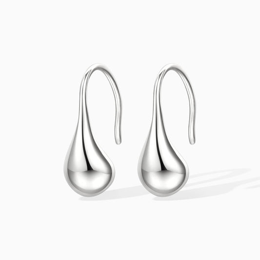 Teardrop Hook Sterling Silver Drop Earrings From Ruby's Ambition